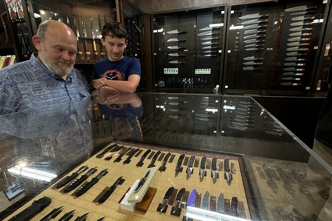 Discover Real Osaka: A Cultural Walk with Food & Drink - Den Den Town + Tower Knives: anime clutter and real craftsmanship