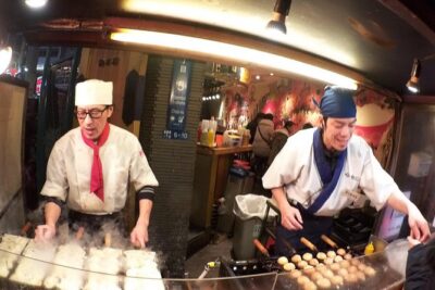 Evening Street Food Hopping Tour in Downtown Osaka - The food lineup: gyoza, takoyaki, ramen, and the izakaya stop