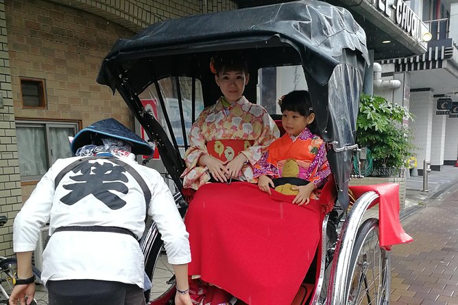 Exiting Rickshaw ride and Kimono experience - Shinsekai free time in kimono: where the real exploring happens