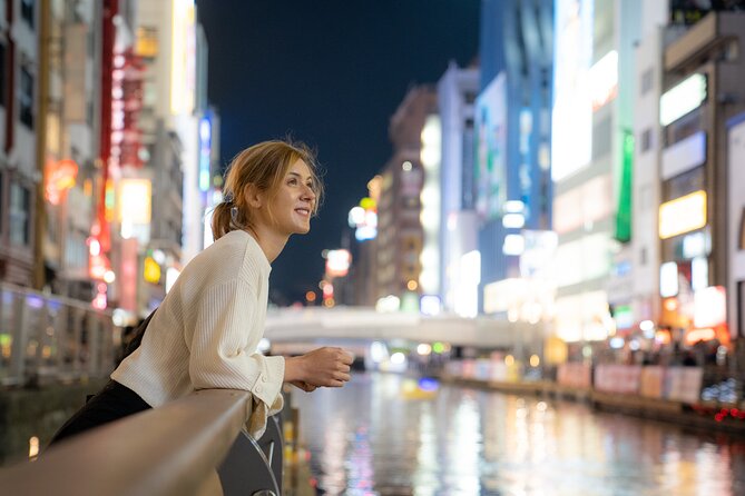 Guided Photography Tour in Osaka: Capturing Memories - Dotonbori Glico Sign: neon, signage, and food-culture photos on day one