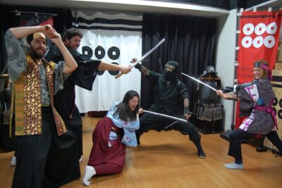 Learn The Katana 'Sword' Technique of Samurai and Ninja - Costume Changes Matter: Wearing Kimono Hakama, Ninja, and Samurai Gear