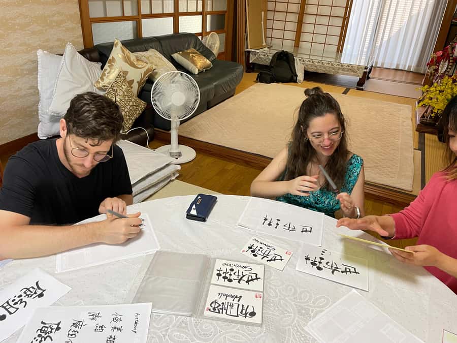 Nara: Write Your Own Name in Kanji (Japanese Calligraphy) - The Workshop Flow: History, Styles, Then Your Own Name