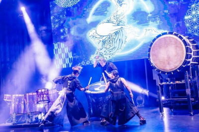 Osaka: A Modern Samurai, Kabuki, Taiko, & Dance Show - What you actually see: samurai action, Kabuki lion, and taiko instruments