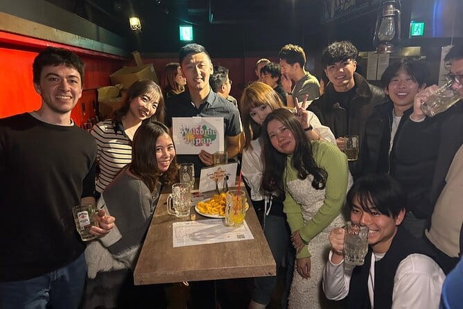 Osaka American village Bar hopping tour - Stop 3: Voyager Lounge Shinsaibashi and the all-you-can-drink setup