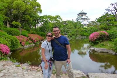 Osaka Castle and Sumiyoshi Taisha Shrine Private Half-Day Tour - Start at Sumiyoshi Taisha: orange bridge and everyday Shinto