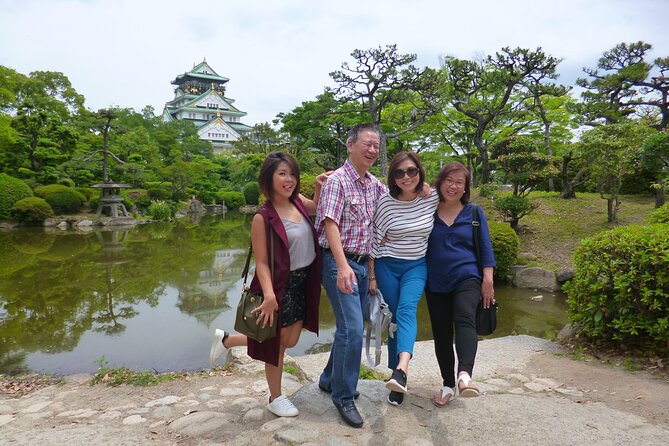 Osaka Castle and Sumiyoshi Taisha Shrine Private Half-Day Tour - Inside Osaka Castle: a ticket-included story lesson