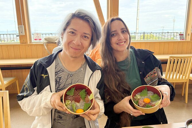 Osaka : Cycling Tour Private Seaside Ride Near Kansai Airport - Lunch at 船守: fresh set meals with the wharf right there