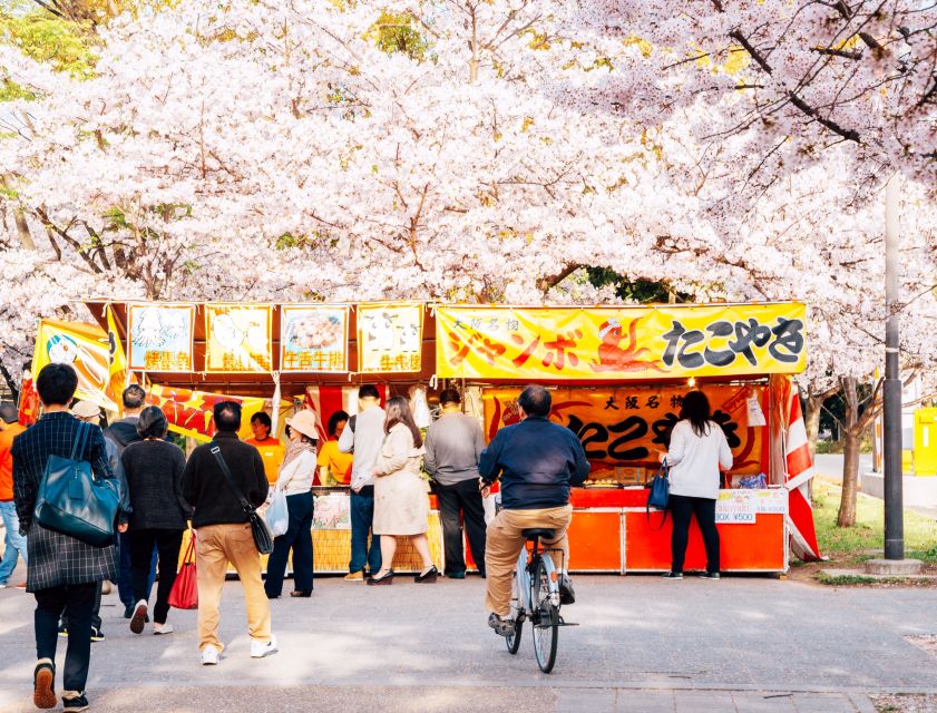 Osaka: Daytime Hanami (Cherry Blossom) and Food Tour - The food stops: what you’re really paying for (and what it tastes like)
