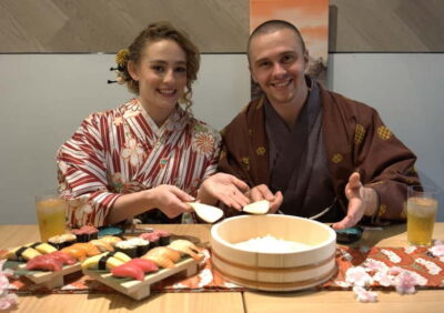 Osaka Dotonbori: Vegan/Vegetarian Sushi Making Experience - What you make: 12 pieces, plus the sake pairing