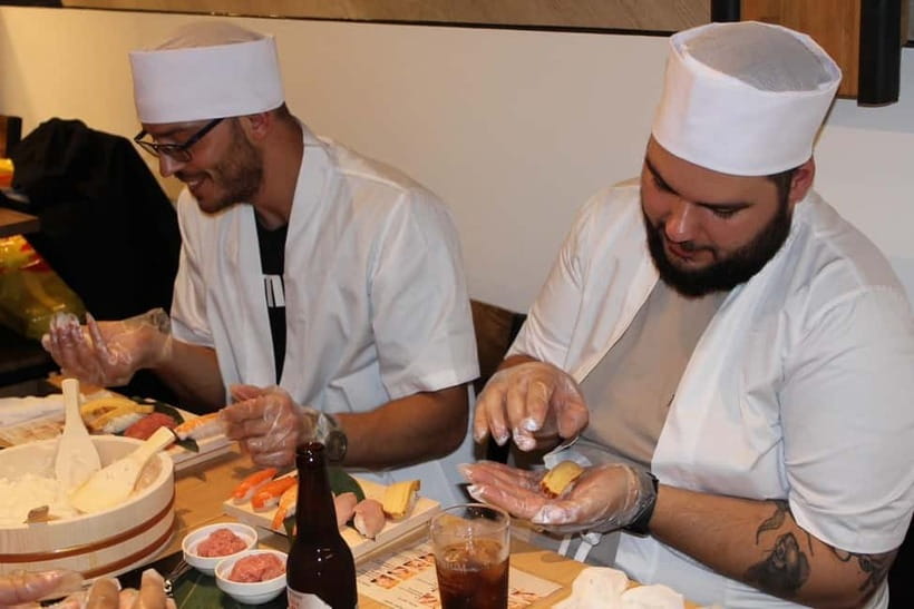 Osaka Dotonbori: Vegan/Vegetarian Sushi Making Experience - Meet your instructors and the teaching style that keeps it fun