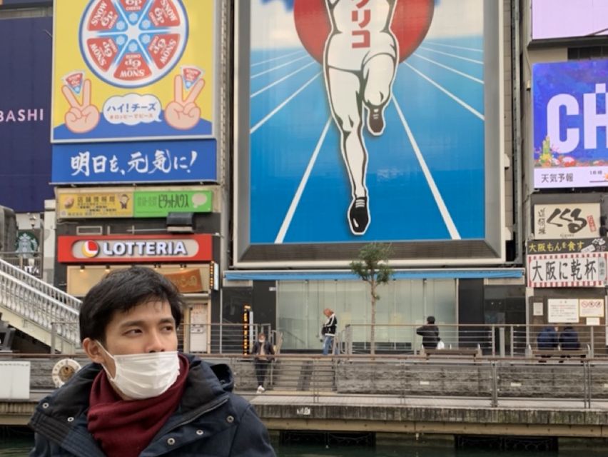 Osaka: Full-Day City Tour with a Guide and Public Transport - Dotonbori Gourmet and Shinsekai: Street-Food Friendly, Guide-Led