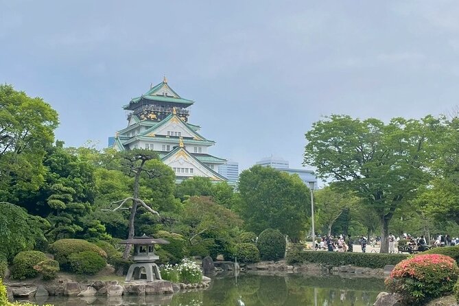 Osaka Full-Day Experience with Castle, Kushikastu and Temple - Inside Osaka Castle: Main Tower Ticket Included