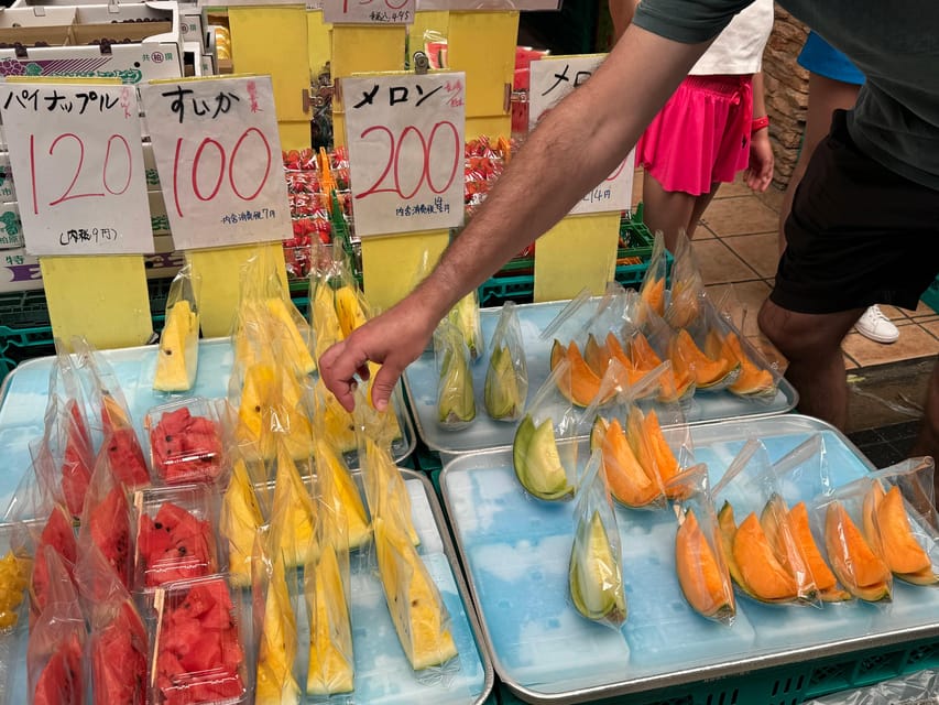 Osaka: Kuromon Market 1.5-Hour Seafood & Street Food Tour - Second tasting slot: grilled seafood and street snack favorites