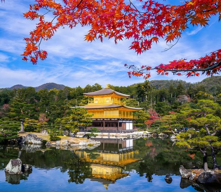 Osaka: Kyoto & Uji Historical Sites and Scenic Delights Tour - Kinkaku-ji Temple: Golden Pavilion in the Best Kind of Brief Stop