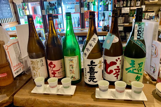 Osaka Nights: Ultimate Pub Bar Crawl with an Expert Local Guide - Drink lineup: sake, plum wine, whiskey, craft beer