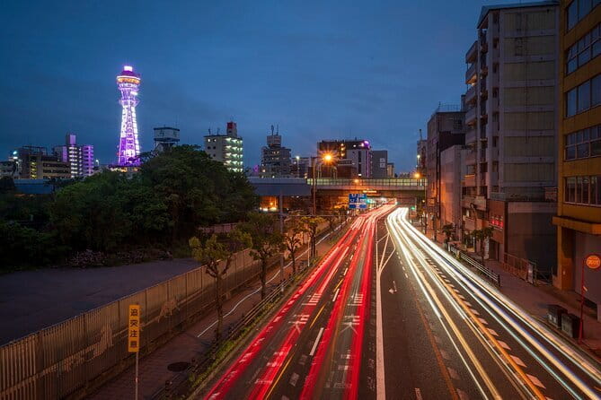 Osaka Photography Masterclass - Private Photography Lesson - Night tour plan: long exposure where the light is already doing the work