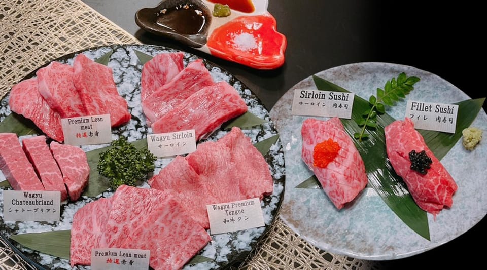 Osaka: Premium Wagyu Yakiniku at Nikuoroshi Mannoya Bettei - Choosing your course: three Wagyu lineups with very different vibes