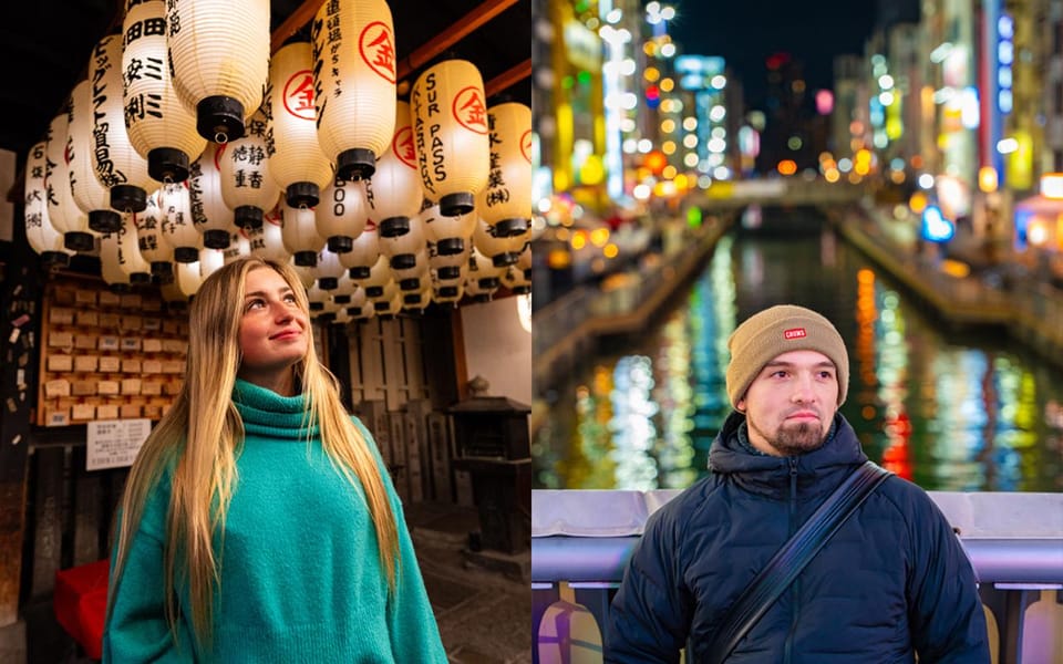 Osaka: Private Vibrant Nighttime Photoshoot (Dotonbori) - Duration and Route Pace: 90 Minutes to 4 Hours