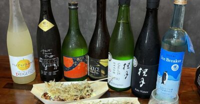Osaka Sake Tasting with Takoyaki Cooking - Meeting Momo at MOMO to SAKE: a small group, friendly pace