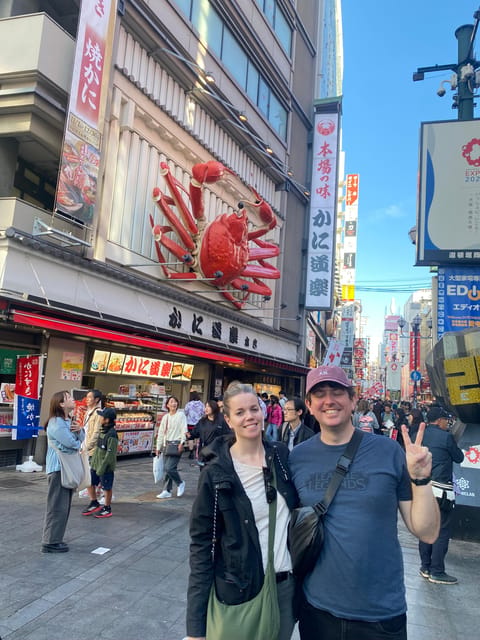 Osaka Street Food Adventure: Taste Local Flavors with Guide - Price and value: $83 for tastings, one drink, and someone to do the hard part
