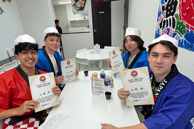 Osaka Sushimaking Experience - The 1.5-hour flow: from intro video to sushi you can hold