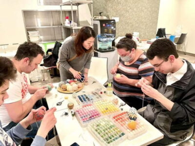 Osaka: Temari Embroidery Workshop - Where You Meet in Shinsaibashi: C-Flat at SARASA HOTEL