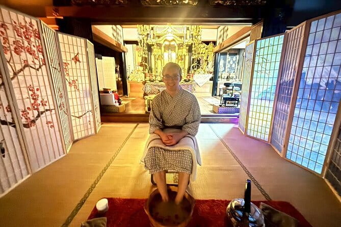 Osaka:Zen Tea Ceremony and Foot Bath Experience<45min> - Foot bath with scrub massage: the reset your body appreciates