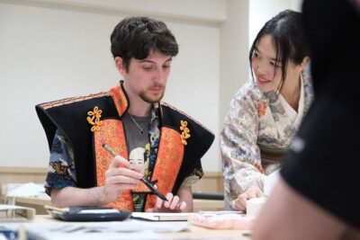 Premium Kimono Dressing, Tea Ceremony, Calligraphy, Samurai show - Kimono Dressing: A Costume Moment With Real Instructions