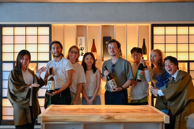 Sake "Omakase" in Osaka : Guided Tasting by a Active Sake brewer - What the 7-sake lineup teaches you (and how to use it later)