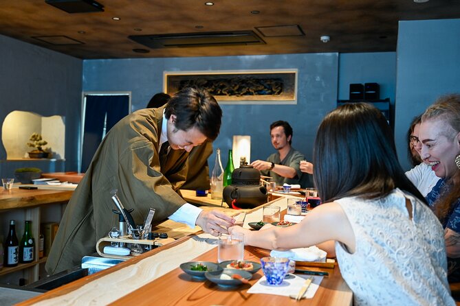 Sake "Omakase" in Osaka : Guided Tasting by a Active Sake brewer - Meet Yuki at Sake Pairing Bar Potan (Fukushima Ward)