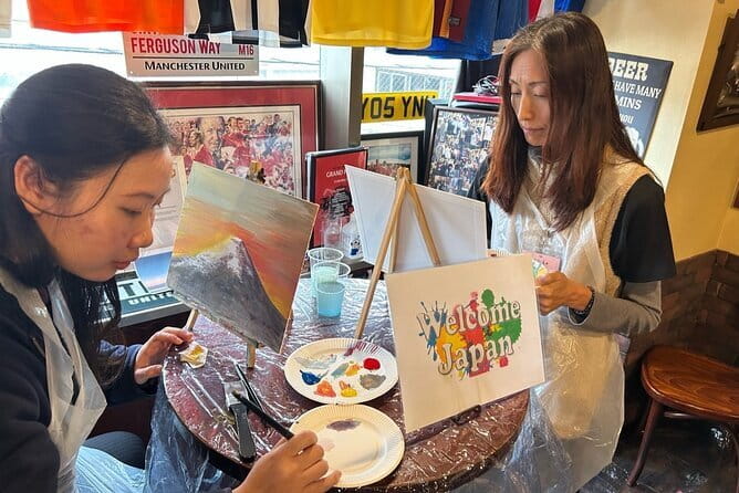 Seasonal Japanese Culture Osaka Paint and Wine Experience - The 1:30 pm Timing and Where to Meet in Osaka