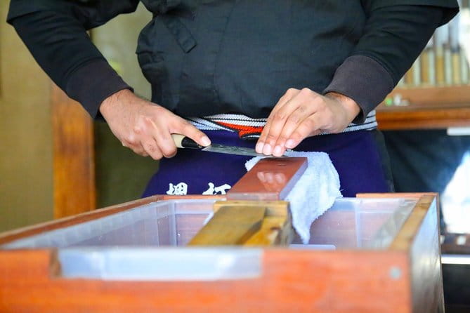 Sharpen Japanese Knives in Osaka - Price and What You Actually Get for $213