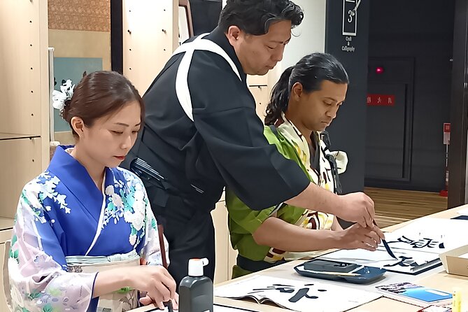 Tea and Calligraphy Session at a Table in Osaka - Who should book this and who might skip it